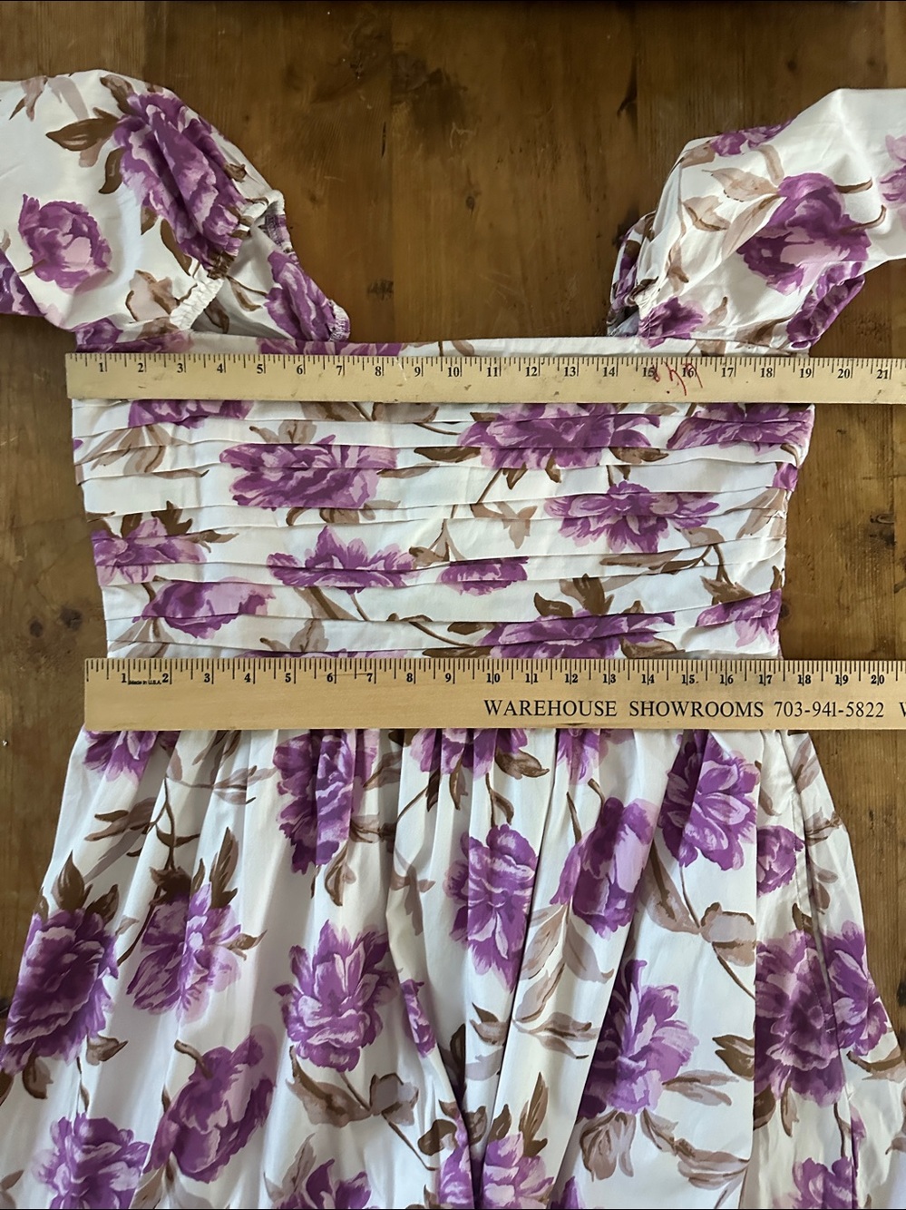 ABERCROMBIE & FITCH FLORAL MAXI DRESS LARGE EXCELLENT COTTAGECORE - Picture 7 of 7